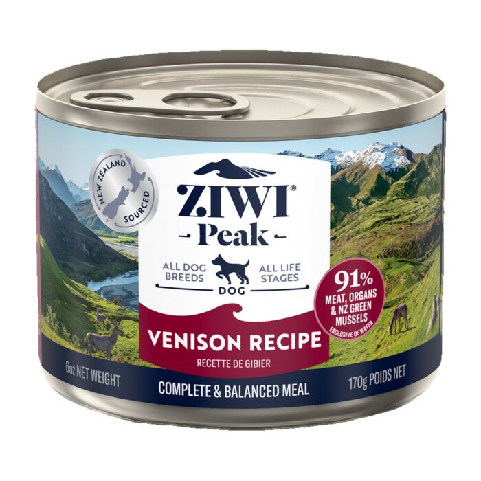 Ziwipeak Dog Can Food - Grain Free Venison