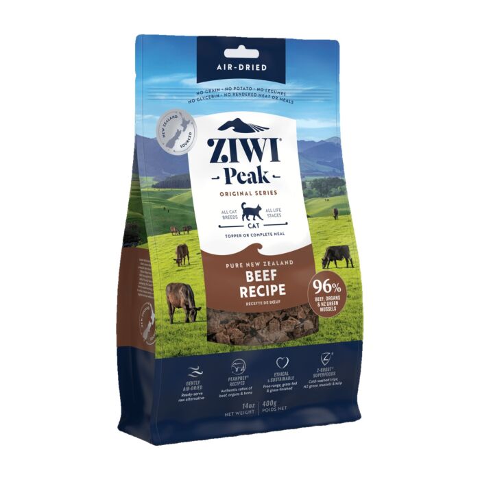Ziwipeak Cat Food - Air Dried - Grain Free Beef Recipe