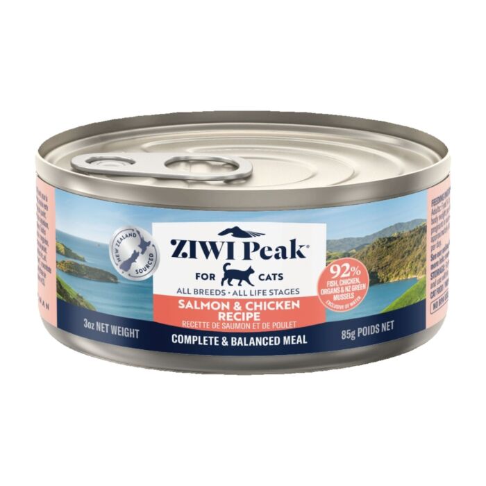 Ziwipeak Cat Can Food - Grain Free Salmon & Chicken