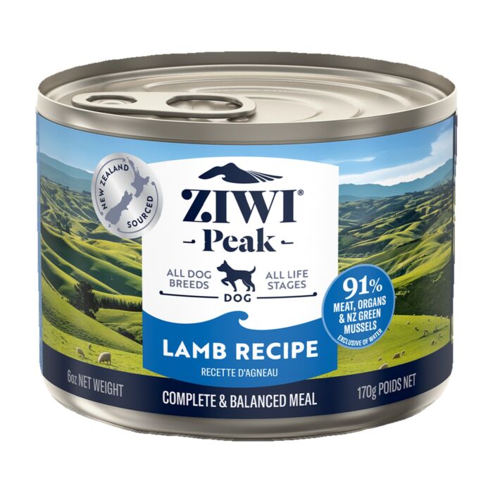 Ziwipeak新西蘭巔峰狗罐頭 - 無穀物羊肉配方