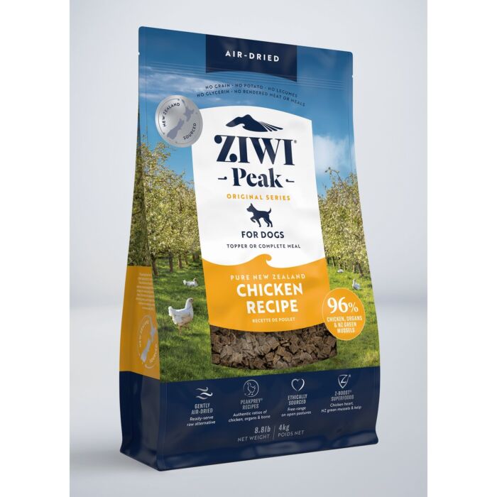 Ziwipeak Dog Food - Air Dried - Grain Free Chicken 4kg - EXP 31-01-2027