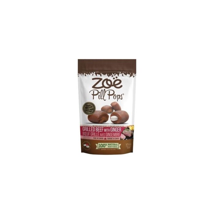Zoe Pill Pops烤牛肉配迷迭香餵藥狗小食 100g (20粒) - EXP 14-08-2026