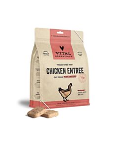 Vital Essentials Cat Food - Freeze-Dried Mini Patties - Chicken 8oz