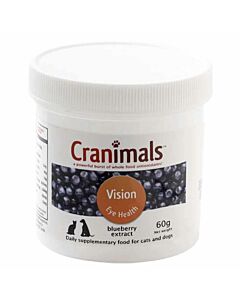 Cranimals Cat & Dog Supplement - Vision - Eye Health 60g