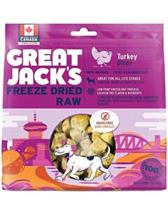 Great Jacks Dog Treat - Freeze Dried Turkey 