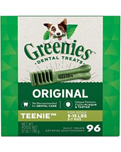 Greenies Dog Dental Treat - Teenie (5-15lbs) 27oz