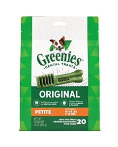 Greenies Dog Dental Treat - Petite (15-25lbs) 12oz