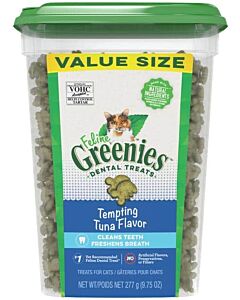 Greenies Cat Dental Treat - Tuna Jumbo Tub 9.75oz
