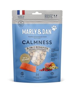 Marly & Dan Cat Functional Treat - Oven-baked Salmon Chews - Calmness Formula 40g