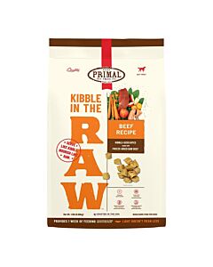 Primal Dog Food - Kibble In The Raw - Freeze Dried Beef