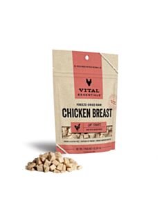 Vital Essentials Cat Treat - Freeze Dried Chicken Breast 1oz (SALE)