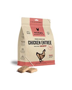 Vital Essentials Dog Food - Freeze-Dried Mini Patties - Chicken 14oz (SALE)