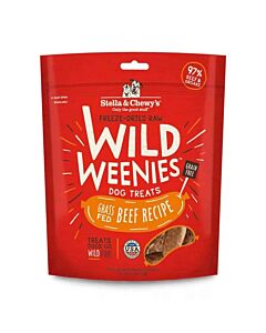 Stella & Chewys Dog Treat - Freeze-Dried Wild Weenies - Grass-Fed Beef 3.25oz - EXP 27/07/2024