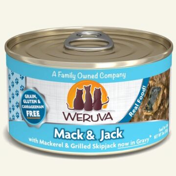 weruva cat canned food mack and jack with grilled skipjack