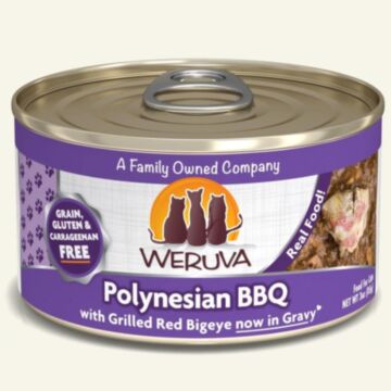weruva cat canned food polynesian bbq with grilled red bigeye