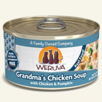 WERUVA Grain Free Cat Canned Food - Grandma's Chicken Soup with Chicken & Pumpkin ( 3 oz )