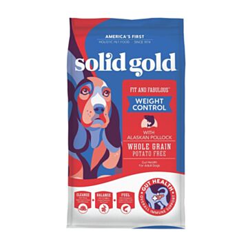 Solid Gold Dog Food - Fit and Fabulous - Weight Control - Pollock 4lb