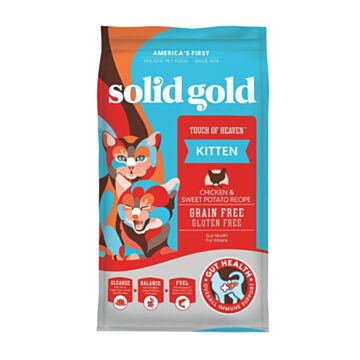 Solid Gold Kitten Food - Touch of Heaven - Grain Free - Chicken & Sweet Potato 6lb