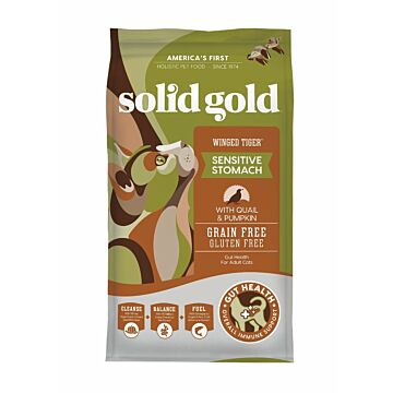 Solid Gold Cat Food - Winged Tiger - Grain Free - Quail & Pumpkin 3lb