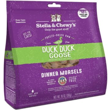 Stella & Chewy's Duck Duck Goose Dinners Freeze-Dried Cat Food (18oz)