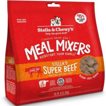 Stella & Chewys Dog Food - Freeze-Dried Meal Mixer - Super Beef 35oz