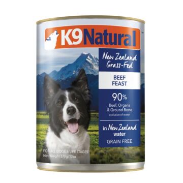 K9 Natural Dog Canned Food - Beef Feast 370g