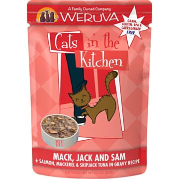 weruva cat canned food citk mack jack and sam salmon mackeral and skip jack tuna in gravy recipe