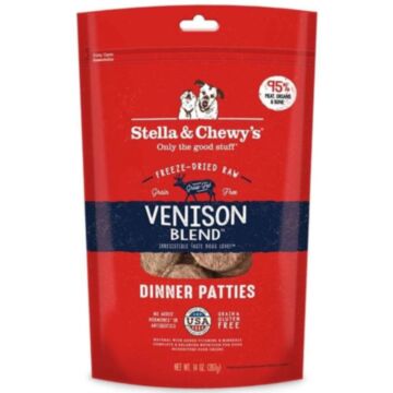 Stella & Chewys Dog Food - Freeze-Dried Dinner Patties - Simply Venison 5.5oz