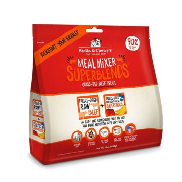 Stella & Chewys Dog Food - Freeze-Dried SuperBlends Meal Mixer - Beef 16oz