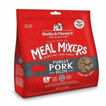 Stella & Chewys Dog Food - Freeze-Dried Meal Mixer - Purely Pork