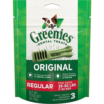 Greenies Dog Dental Treat - Regular (25-50lbs) 3oz