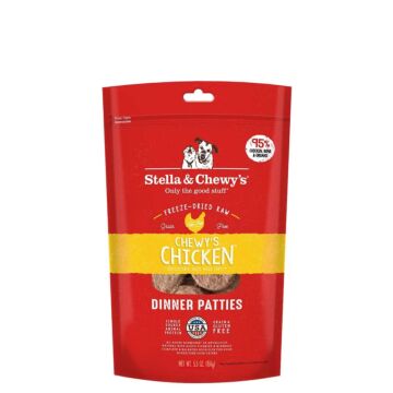 Stella & Chewys Dog Food - Freeze-Dried Dinner Patties - Chicken 5.5oz
