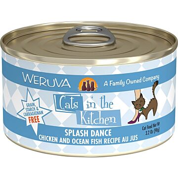 WERUVA CITK Grain Free Cat Can - Splash Dance with Chicken & Ocean Fish 170g / 6oz