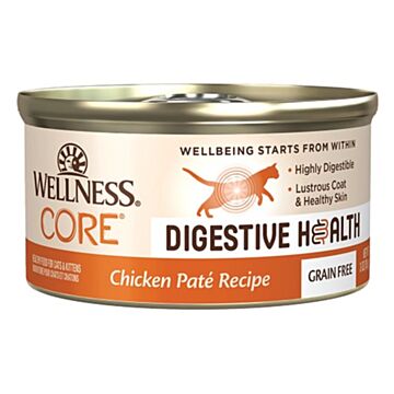 Wellness CORE Digestive Health Cat Canned Food - Chicken Pate 3oz