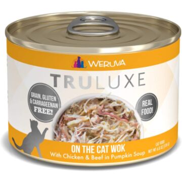 WERUVA TRULUXE Grain Free Cat Canned Food - On The Cat Wok with Chicken & Beef in Pumpkin Soup (6oz)
