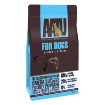 AATU Grain Free Dog Food - Single Protein - Salmon & Herring 5kg