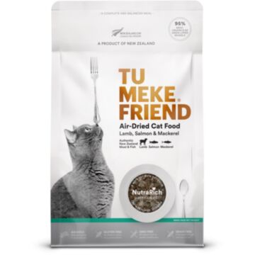 Tu Meke Friend Cat Food - Air-Dried - Lamb Salmon & Mackerel 400g