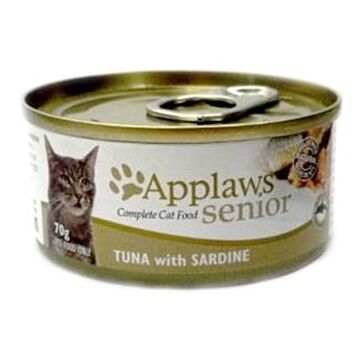 Applaws Senior Cat Canned Food - Tuna with Sardines in Jelly 70g