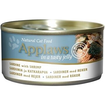 Applaws Cat Canned Food - Sardine With Shrimp In Jelly 70g