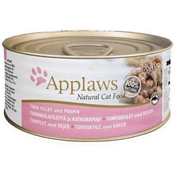 Applaws Cat Canned Food - Tuna Fillet with Prawn