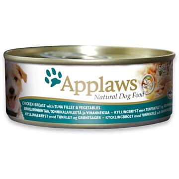 Applaws Dog Canned Food - Chicken Breast with Tuna and Vegetables