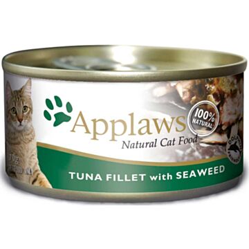 applaws cat canned food - tuna fillet with seaweed