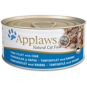 Applaws Cat Canned Food - Tuna Fillet with Crab 70g
