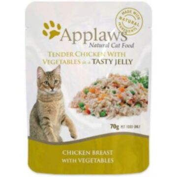 Applaws Jelly Cat Pouch - Tender Chicken With Vegetables