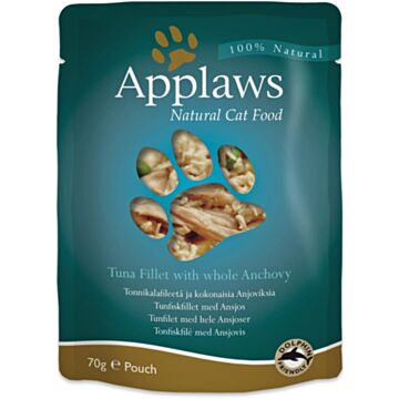 Applaws Natural Cat Pouch - Tuna with Anchovy 70g