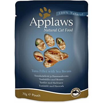 Applaws Natural Cat Pouch - Tuna with Seabream 70g