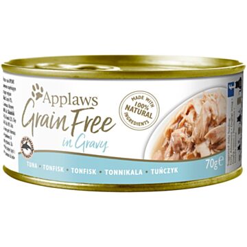 Applaws Cat Canned Food - Grain Free - Tuna Fillet in Gravy 70g