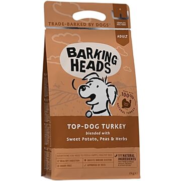 Barking Heads Grain Free Dog Food - Turkey 2kg
