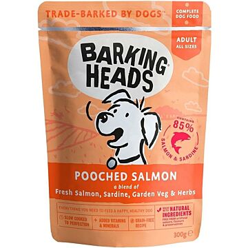 Barking Heads Grain Free Dog Pouch - Salmon 300g