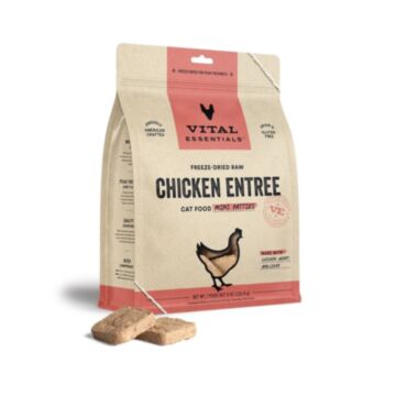 Vital Essentials Cat Food - Freeze-Dried Patties - Chicken 8oz
